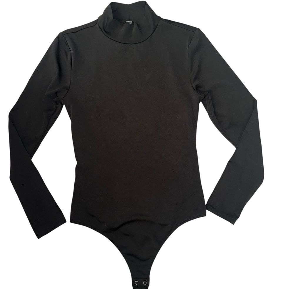 Express body contour black bodysuit. Size M